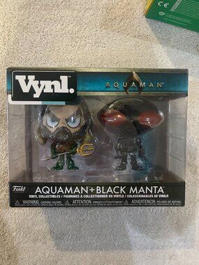 Funko Vynl. Figures 2-Pack - Dc Aquaman & Black Manta - New in Box